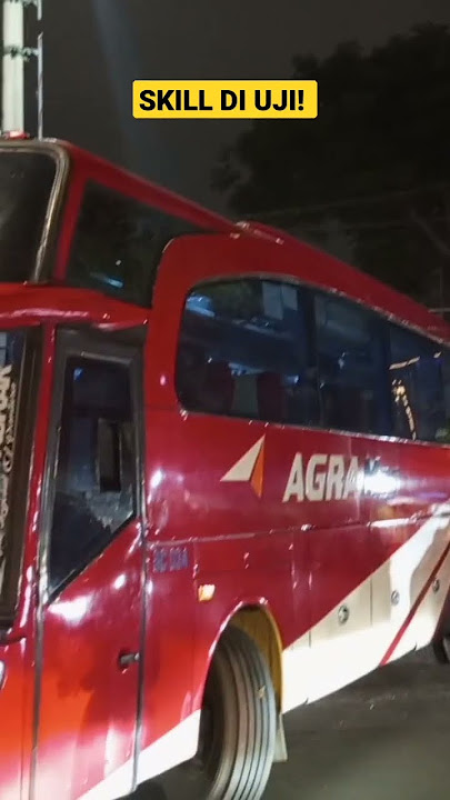 BISA GAK YAA? DISINI SKILL SOPIR BUS AGRA MAS DI UJI! 🔥 #bismania #agramas