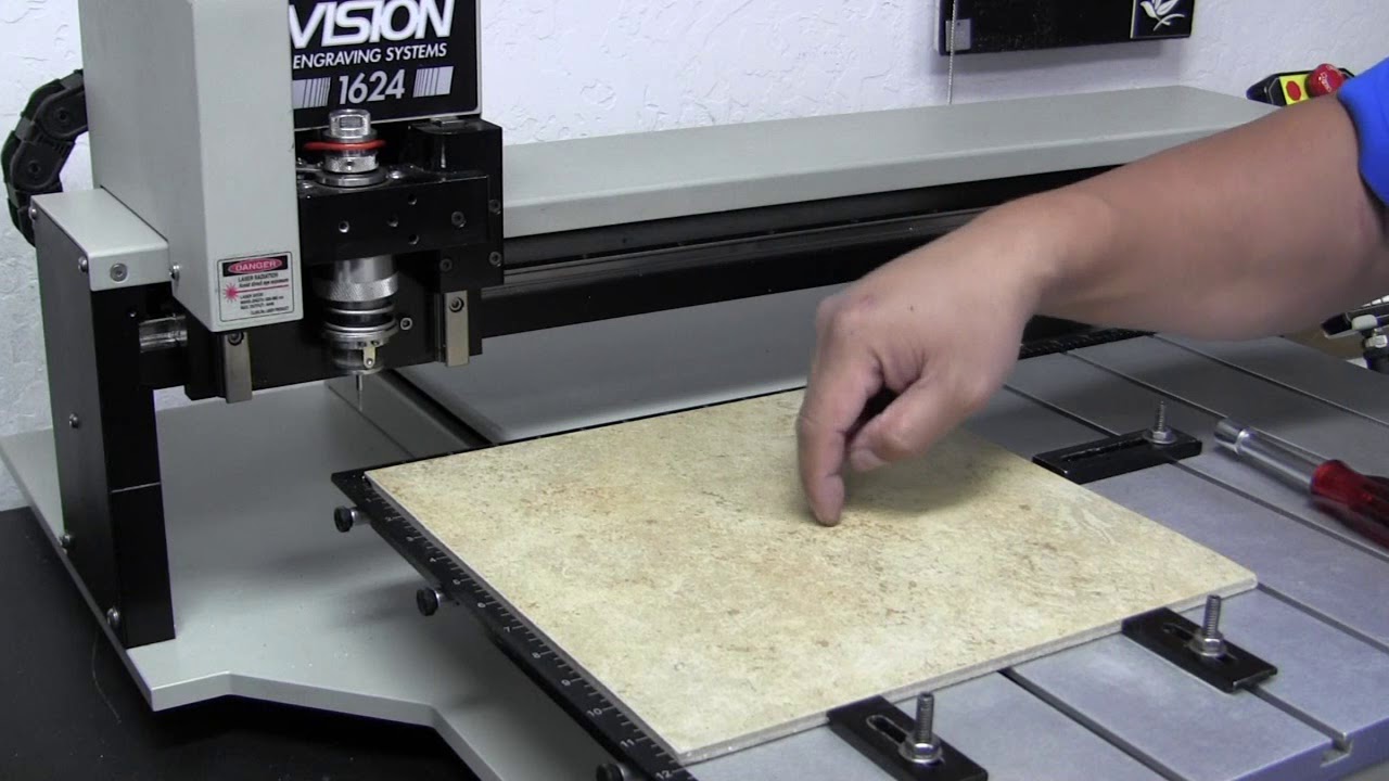 Tile Engraving Tutorial on the 1624 Pro Engraving Machine YouTube