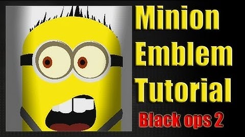 Black Ops 2: Minion Emblem Tutorial