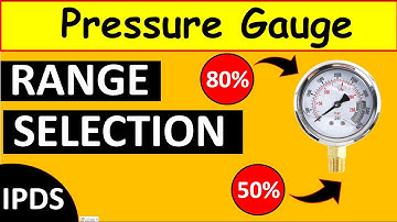 Pressure Gauge RANGE SELECTION