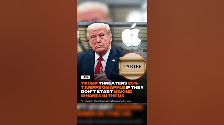 Trump Threatens Apple: MAKE iPhones in USA or PAY 25% TAX! 😱📱#trump  #Shorts