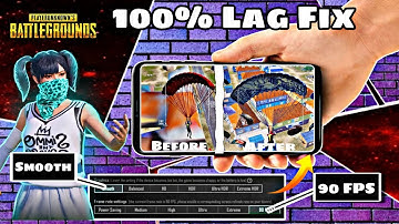 HOW TO FIX LAG IN PUBG MOBILE LAG FIX GUIDE / TUTORIAL