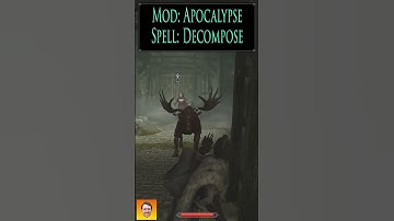 Checkout the spell DECOMPSE, from the Skyrim Spell Mod APOCALYPSE! #shorts