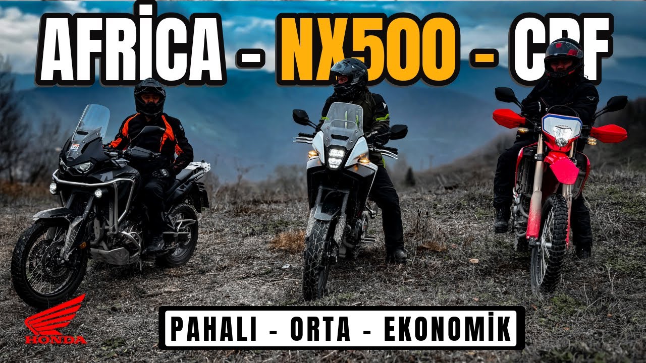 Africa - NX500 - CRF | Honda Macera Motosikletleri Kıyas