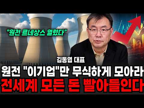 "제2의 원전 르네상스 열렸다" 원전은 이 기업 무식하게 모아라, 전세계 돈 다 빨아들인다 (김동엽 대표 / 4부)