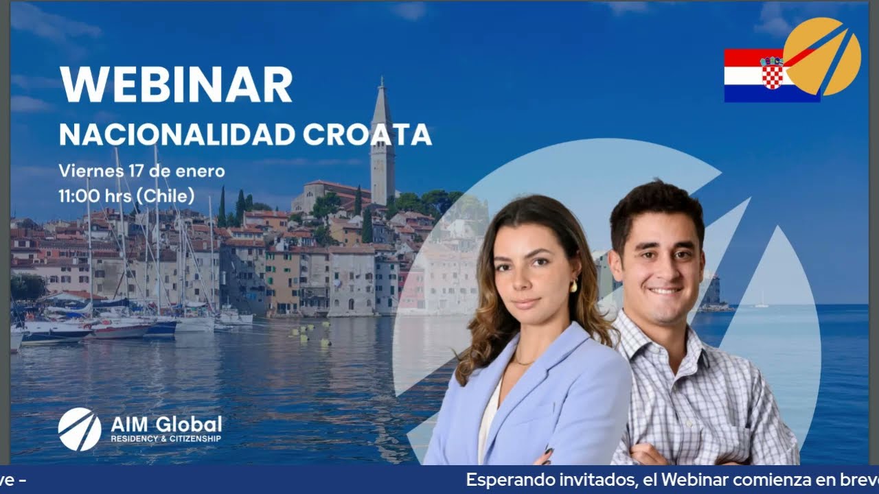 ✅ Nacionalidad Croata por Descendencia 🇭🇷 | Webinar Completo | AIM Global Residency