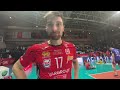 Anzani, Nikolov e Blengini dopo la vittoria con l’Halkbank