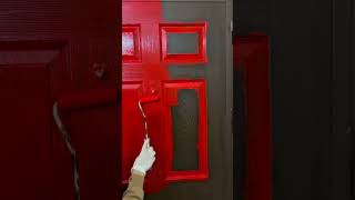 Kahverengi Eski Kapıyı Boyadık Yeniledik Önüşümfikirleri