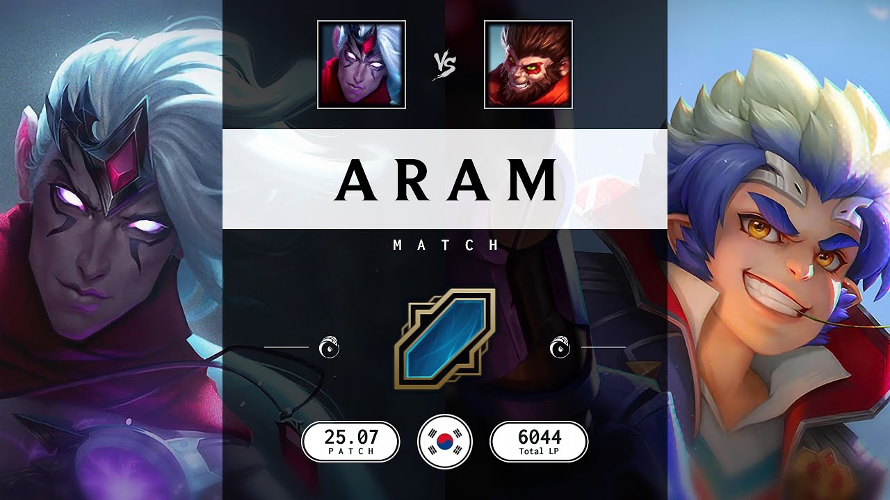 ARAM Match: Super Varus vs Super Wukong - KR server Patch 25.07