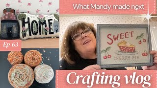 Cosy Crafting Catch-Up | Finished Socks, Cross Stitch & New Projects @whatmandymadenext8120
