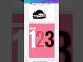 Canva Number Frame Outline