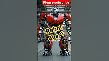Robot bus 2 #youtubeshorts #automobile #robot #ai #transformer #변압기 #máy biến áp #busmania #bismania
