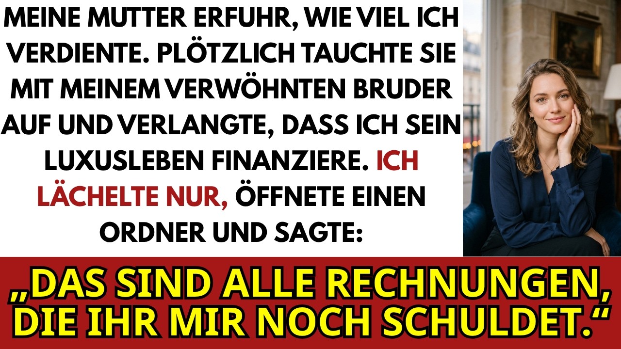 Meine Mutter ließ mich mit neun zurück, ohne ein Wort, ohne eine Erklärung. Dreiundzwanzig Jahre später stand sie vor meiner Tür, als hätte sie ein Recht auf das Leben, das ich mir selbst...