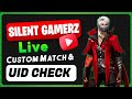 FREE FIRE LIVE:ID CHECK LIVE CUSTOM MATCH WITH SUBSCRIBERS #shortslive #freefire