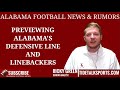 Alabama Football Report: 2021 Defensive Line and Linebackers Preview PLUS Depth Chart Predictions