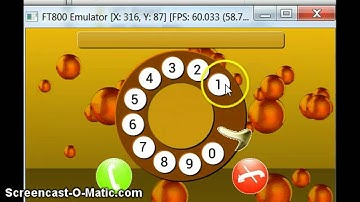 dialer demo on ft800 emulator