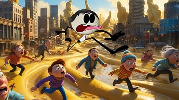 What if all Roads turned into Quicksand? | #aumsum #kids #cartoon #science