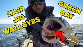 Fishing HAIR JIGS For FINICKY Prespawn Walleyes!