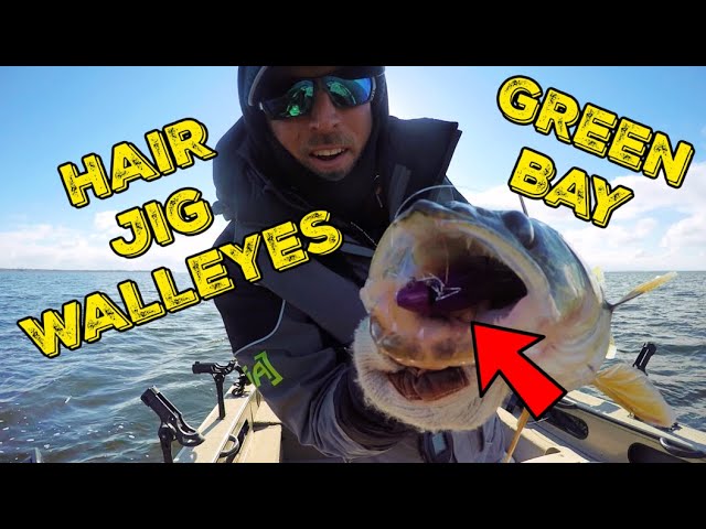 Fishing HAIR JIGS For FINICKY Prespawn Walleyes! 
