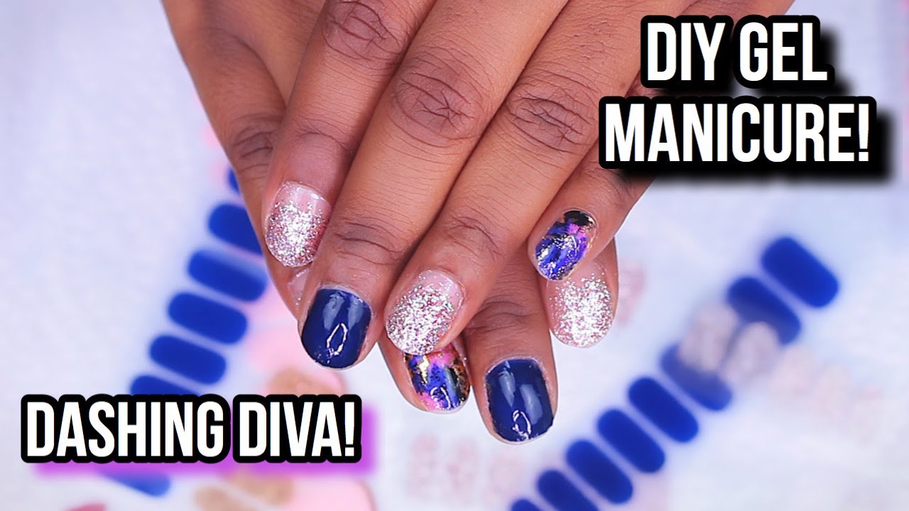 HOW TO APPLY DASHING DIVA NAIL STRIPS!! | BOMBBEAUTY - YouTube