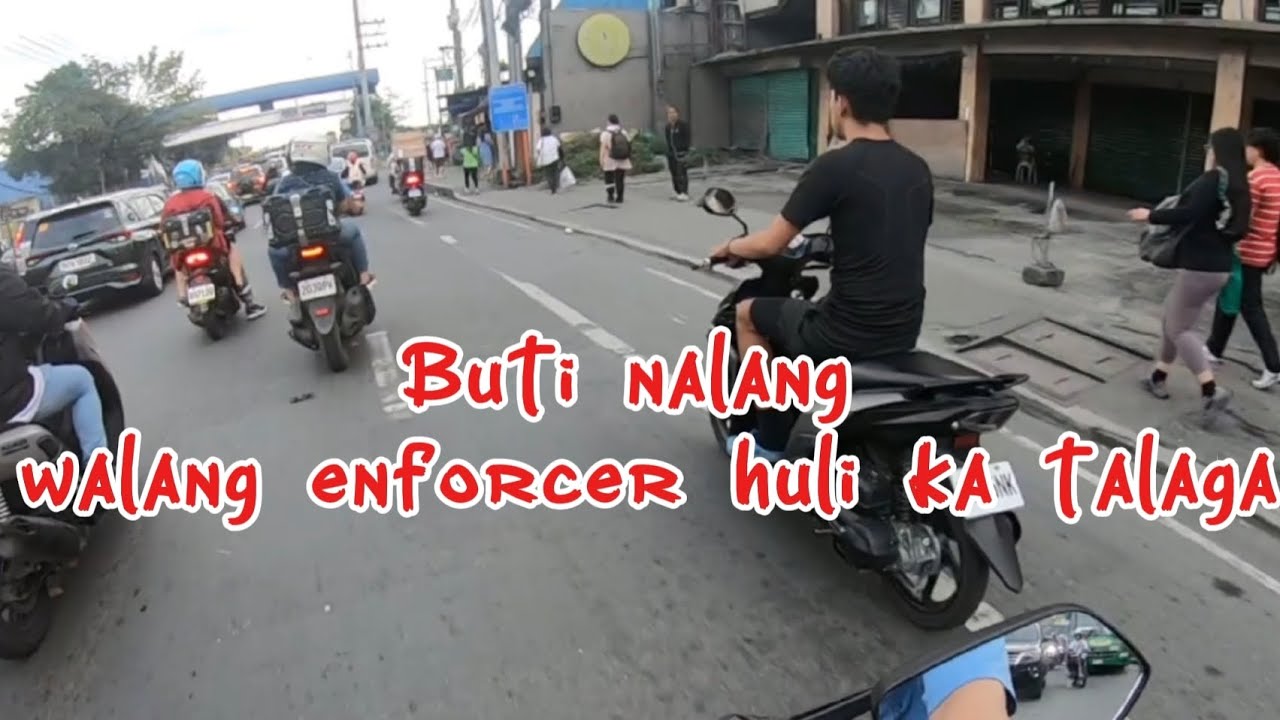 Buti nalang walang enforcer, huli ka sana par. #motovlog 