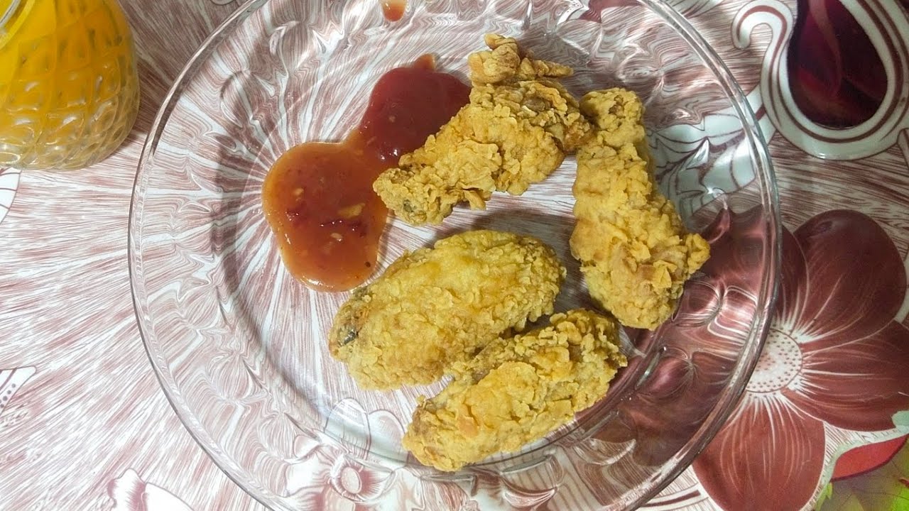 How to make Crispy wings fried crispy chicken wings YouTube