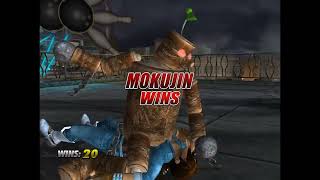 Mokujin Bryan winpose Julia 2P - Tekken 5 Dark Resurrection Ryona