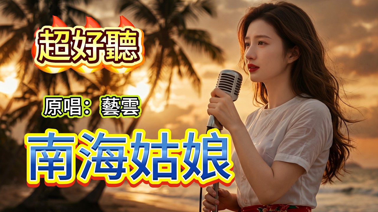 超好聽|《南海姑娘》滿滿南洋風情🌊|原唱:藝雲|聽完像吹了一整晚海風#懷舊經典#經典老歌#華語經典|#歌曲 #song #Cover #Mandopop