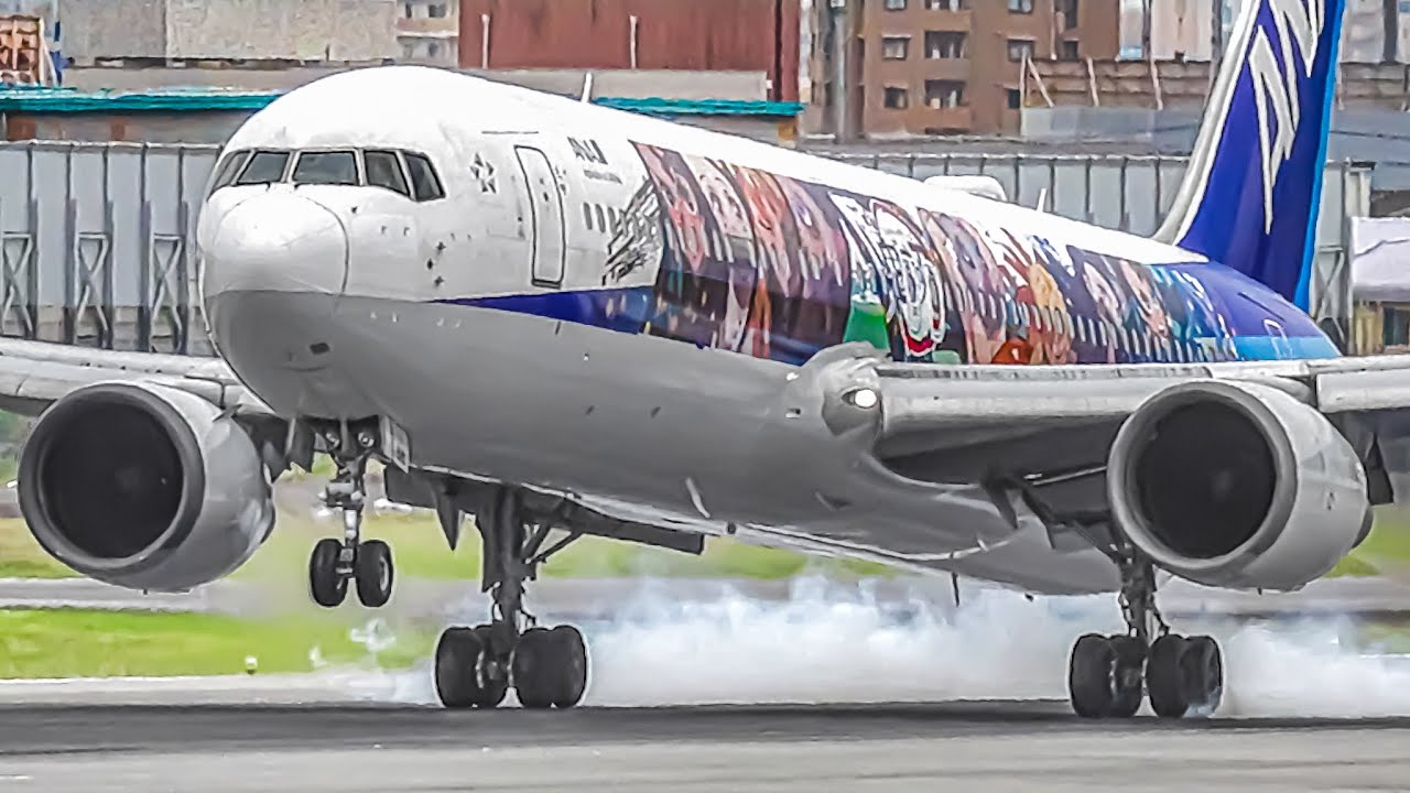 🇯🇵 100 LANDINGS & TAKEOFFS in 1 HOUR ! OSAKA Kansai Plane Spotting + Aircraft Identification