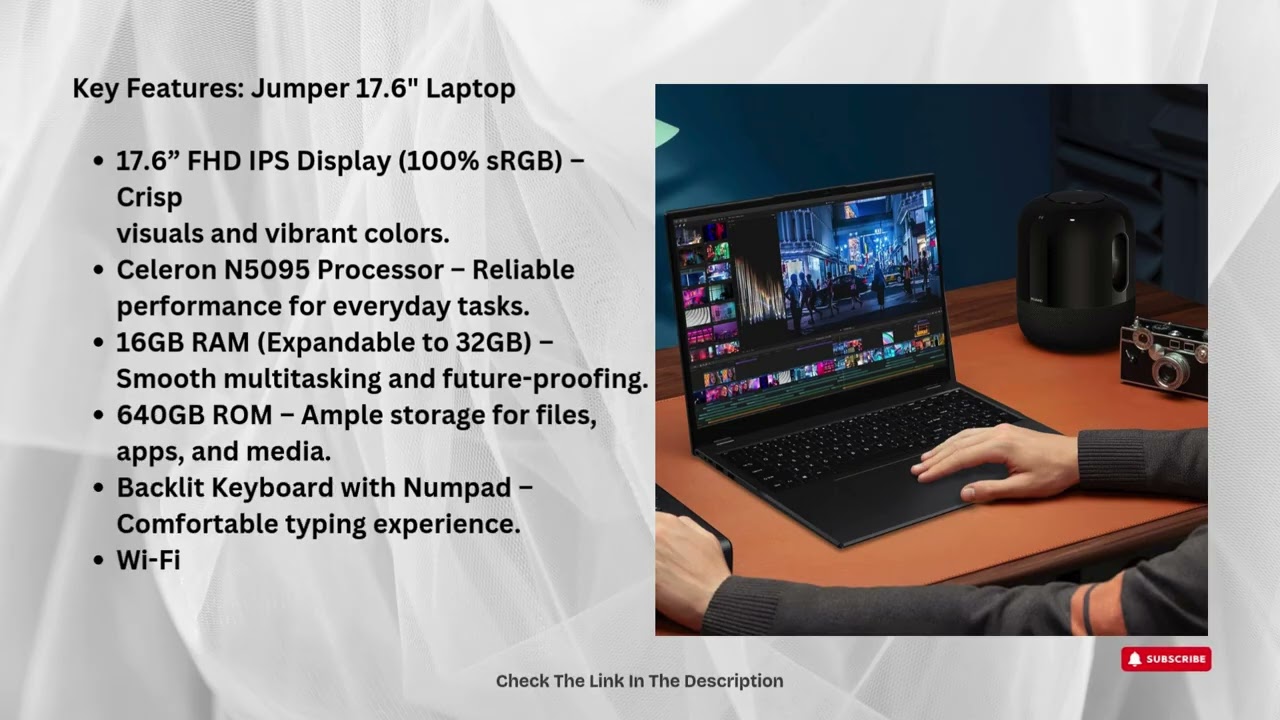 Jumper 17.6" Laptop Review | Celeron N5095, 16GB RAM (Expandable), 640GB Storage, FHD IPS Display