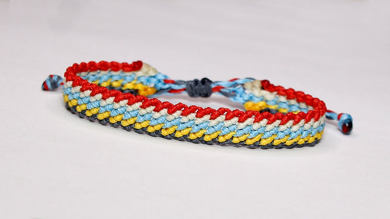 БРАСЛЕТ МАКРАМЕ. MACRAME BRACELET.