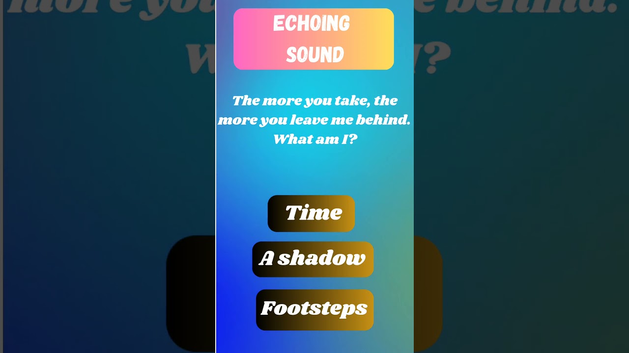 Mind-blowing riddle, Can you Solve this? |Echoing Sound |Riddle Rampage 