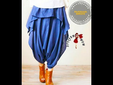 LATEST RUSSIAN DHOTI PANTS LADIES WEAR