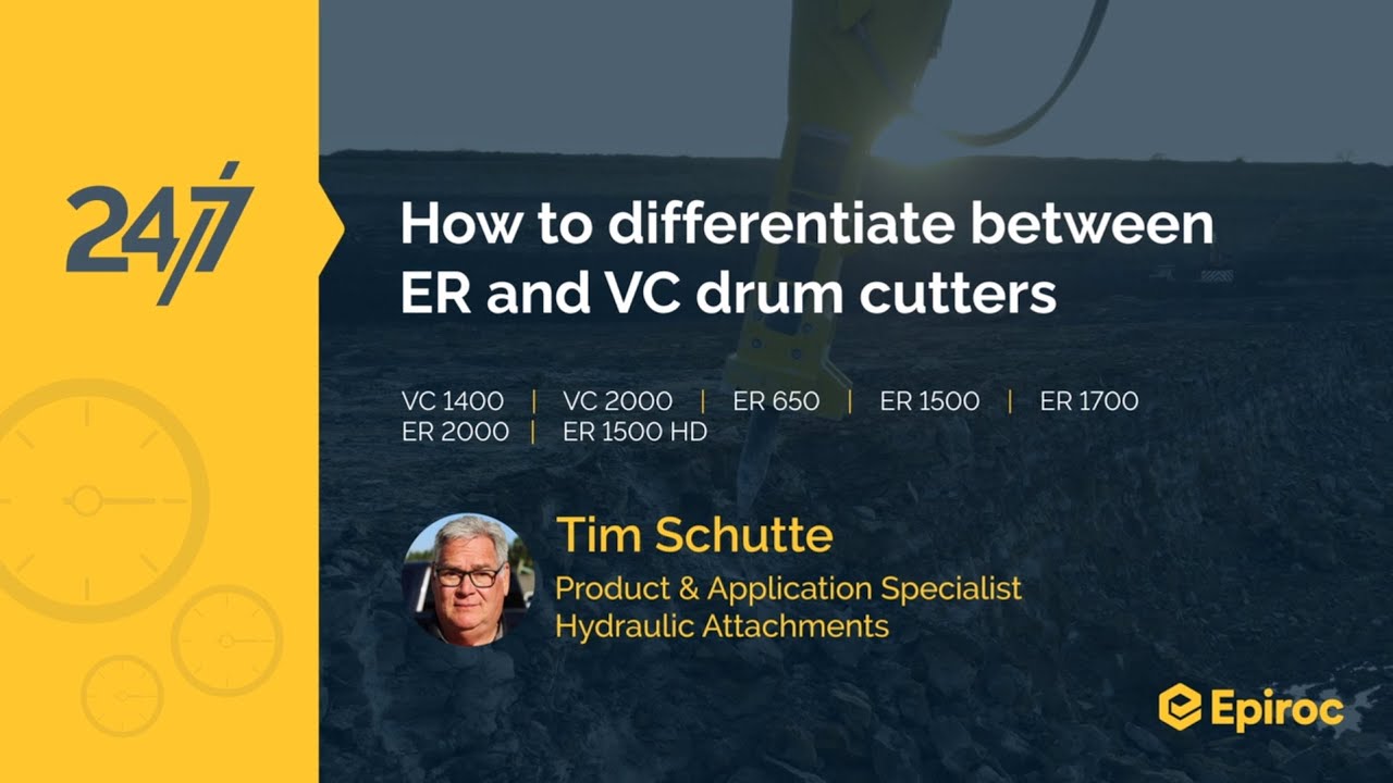 How to differentiate between ER and VC drum cutters