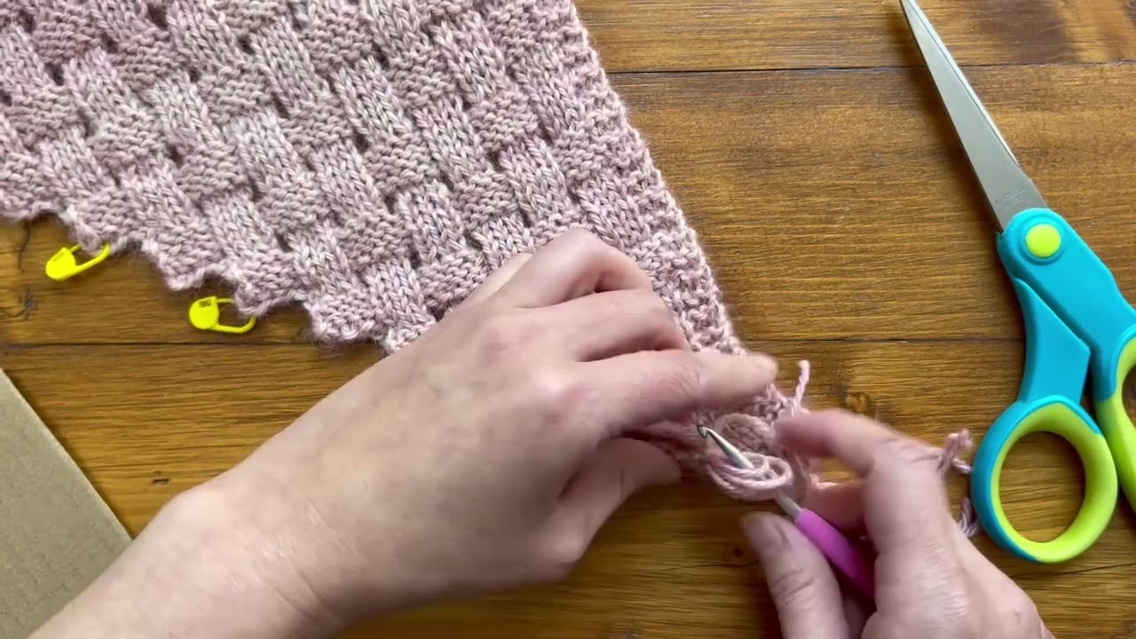 How to Add Fringe to Shawls