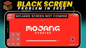 Black Screen  Pojavlauncher problem in 2023 | Mojang Screen not showing