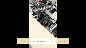 Paper Bag Machine_Bottom Folder Machine | CHAMPION MACHINERY 2019