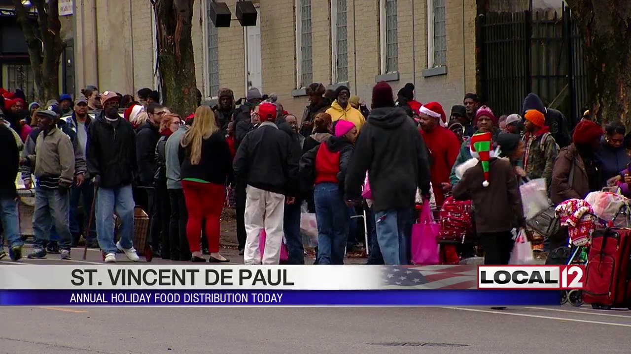 St. Vincent de Paul holds holiday food distribution