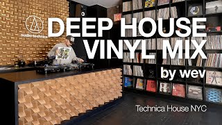 groovy deep house vinyl mix by wev | Technica House, NYC [4K]