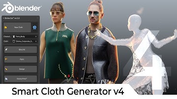 Divine Cut | Smart Cloth Generator V4 | Blender Addon