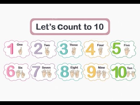 Learn to counting 1-10, One to two counting, Nursery kids rhythm, - YouTube