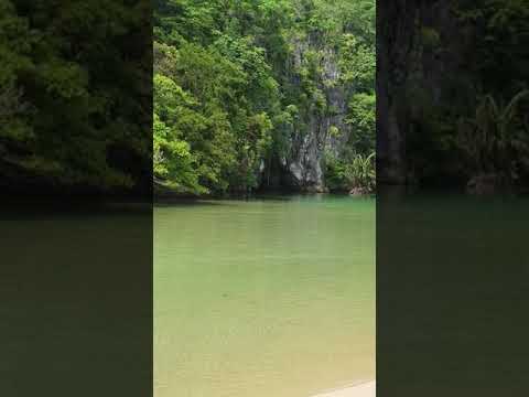 الرحاله حمد الطلالقه النهر الجوفي احد عجائب الدنيا السبع الطبيعيه الفلبين