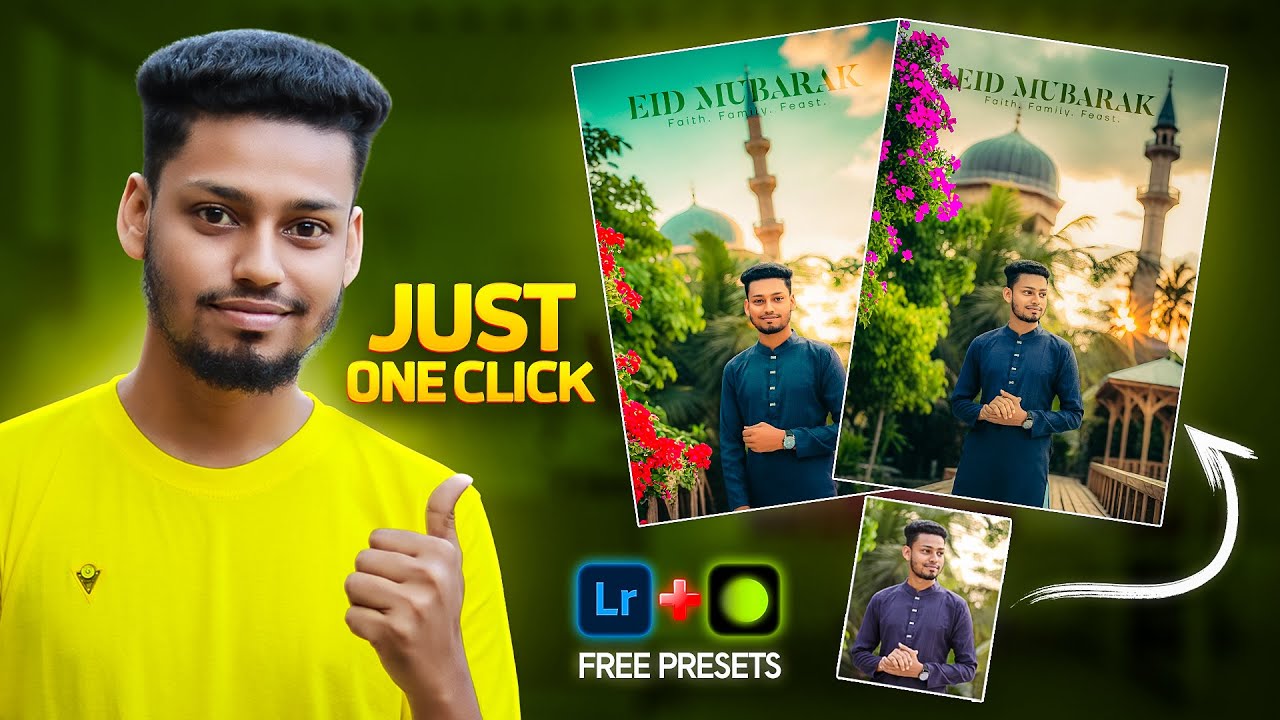 New EID Trending Photo Editing 2025 📸 | CINEMATIC Style Photo Editing on Mobile | Lightroom + Hypic!