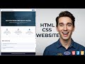 2. How to Build a Simple Responsive Website Step‑by‑Step | HTML, CSS &amp; Font Awesome Tutorial