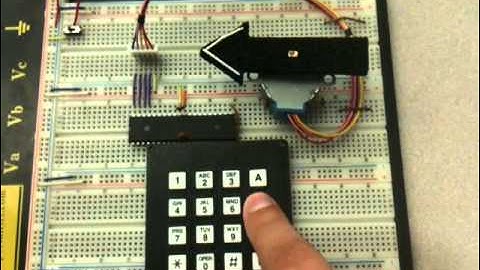 Rotating a Stepper Motor Clockwise/Counter-Clockwise by an Input Degree Angle