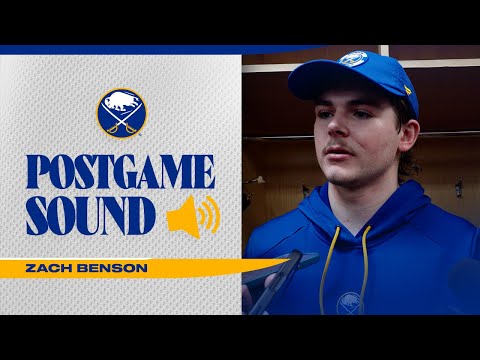 "We've Got A Lot Of Skill" | Zach Benson After Win Over New Jersey Devils | Buffalo Sabres