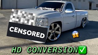 HD Conversion on a 07-13 Silverado‼️