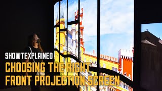 How to choose the ideal front projection screen