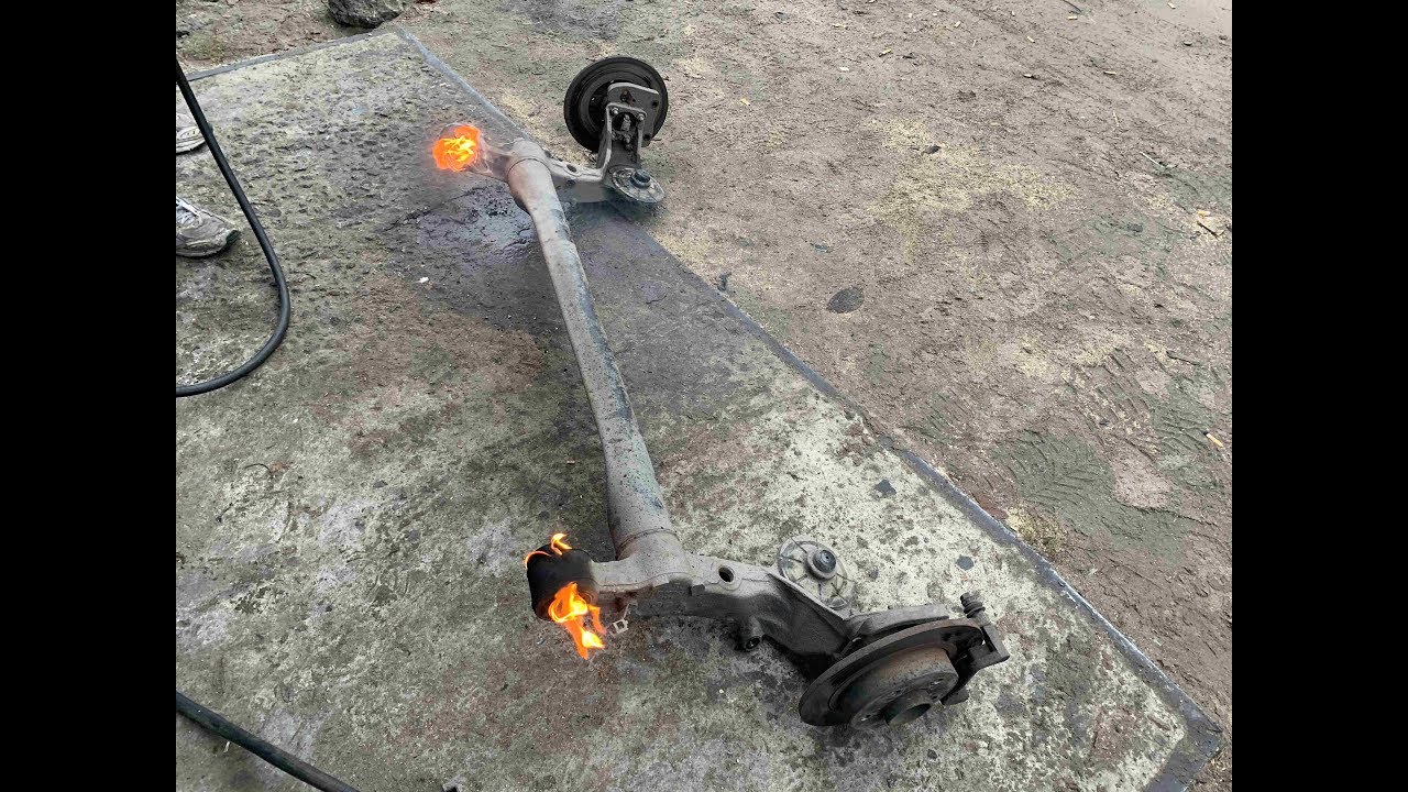 Снятие Задней Балки Opel Zafira ( Замена Салентов ) - YouTube