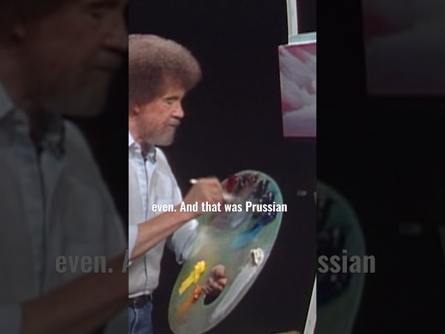 Bob Ross beats the devil out of the brush #paintlikebobross #bobross #artist